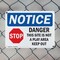 Signmission Danger This Site Is Not A Play OSHA Notice Sign, Plastic, 10in W x 7in L, 2PK OS-2PACK-NS-P-710-L-10923 - alternate 6